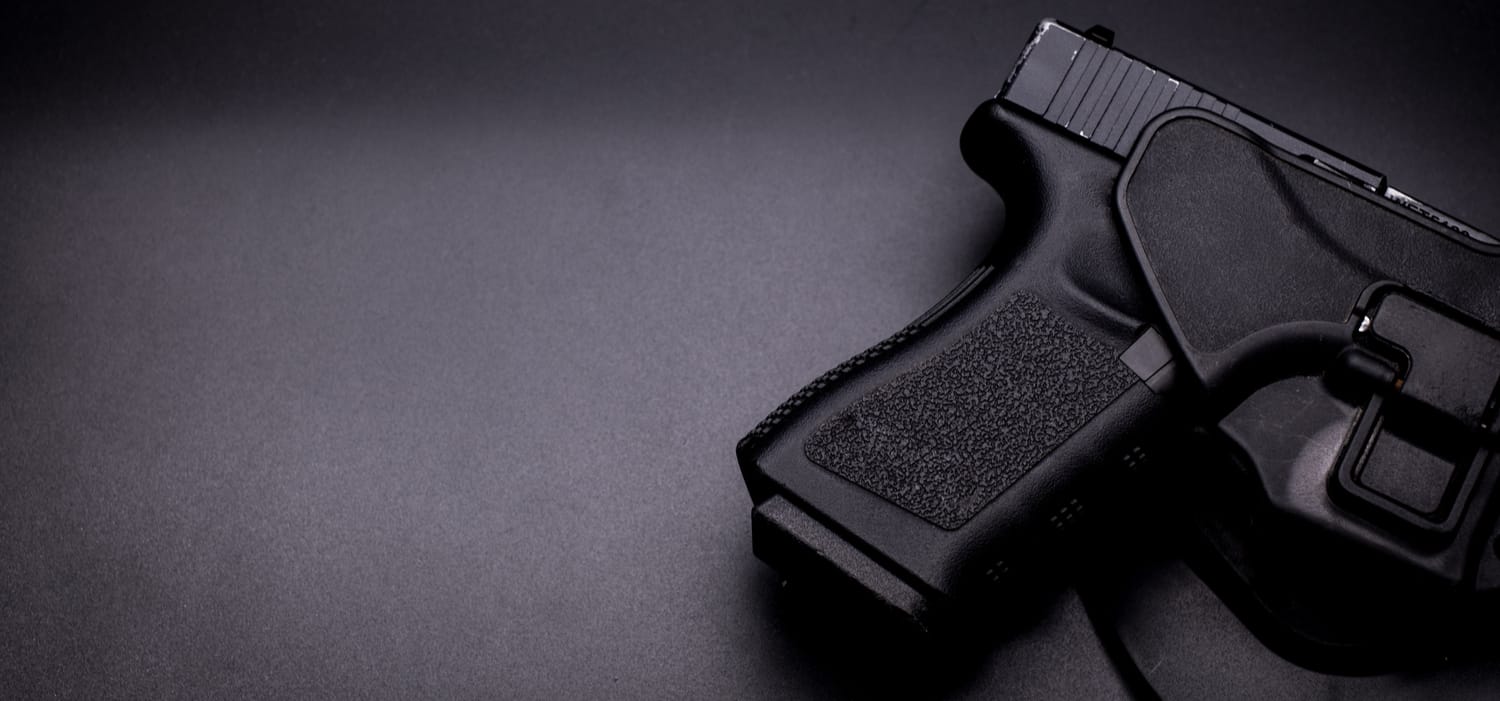 a handgun in a concealed carry holster