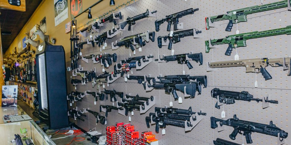 a wide selection of guns at the hub gun store tucson