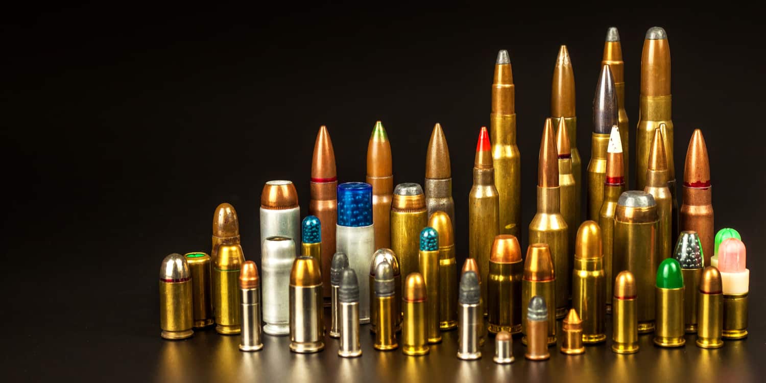 various types of ammunition which would have different bullet grain