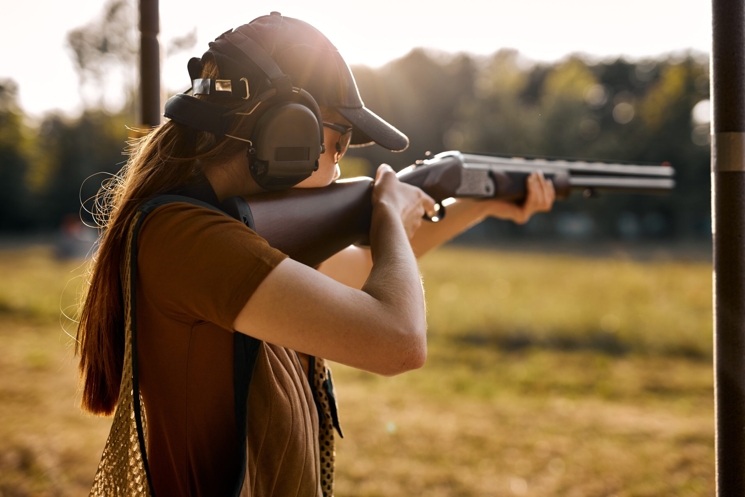 women shooting a rifle